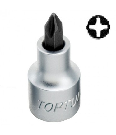 Головка с насадкой PH2 37mm 1/4" TOPTUL BCAA08P2