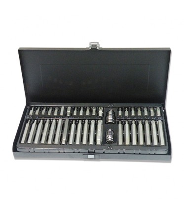 Набор бит 40 ед. (HEX, TORX, SPLINE) HS-E1153 HESHITOOLS