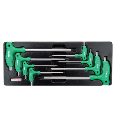 Набор ключей TORX с ручкой L-образных GAAT0804 TOPTUL