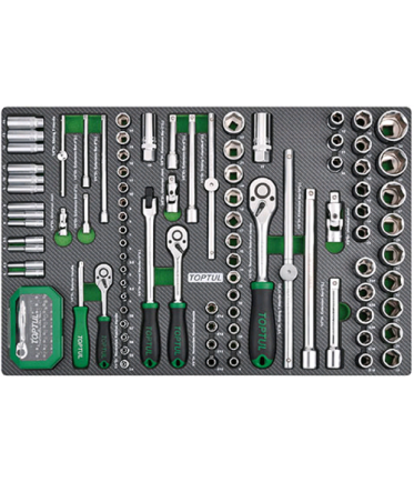 Набор инструмента 1/4", 3/8", 1/2" 126ед GEDC611 TOPTUL