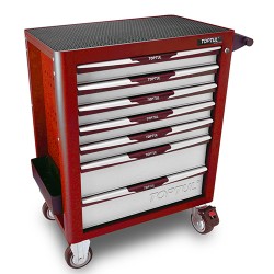 Тележка с инструментом 7секций 305ед. (Pro-Plus) красная GCAJ305R TOPTUL