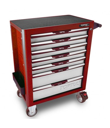 Тележка с инструментом 7секций 305ед. (Pro-Plus) красная GCAJ305R TOPTUL