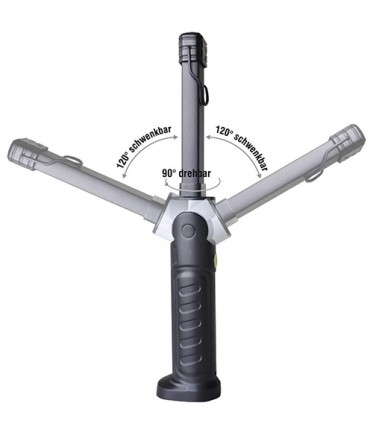 Фонарь светодиодный (LED) аккумуляторный 8+1 SMD-LED GIKRAFT