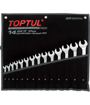 Набор ключей комб. 14 шт. 8-24мм Dynamic GPAQ1402 TOPTUL