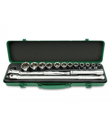 Набор инструмента 1/2" 15ед. ДЮЙМОВЫЙ TOPTUL GCAD1512
