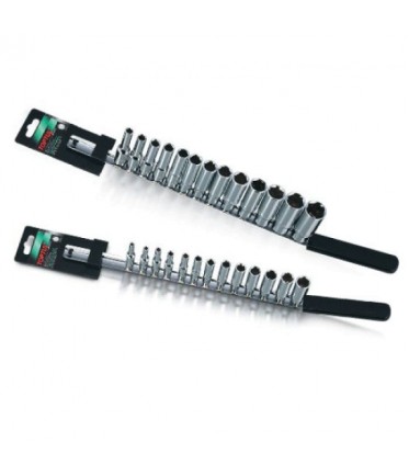 Набор головок длинных 1/4" 12ед. на планке GAAQ0802U TOPTUL
