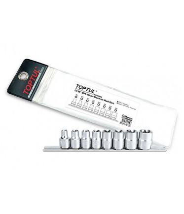 Набор головок TORX 3/8" E8-E20 8ед.(звезда Давида) TOPTUL GAAG0802