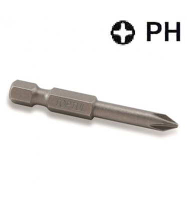 Насадка 1/4" 100мм PH2 магнитная (под шуруповерт) TOPTUL FSLB0802