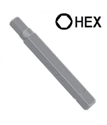 Насадка 10мм L-75мм HEX 8мм TOPTUL FSDB1208