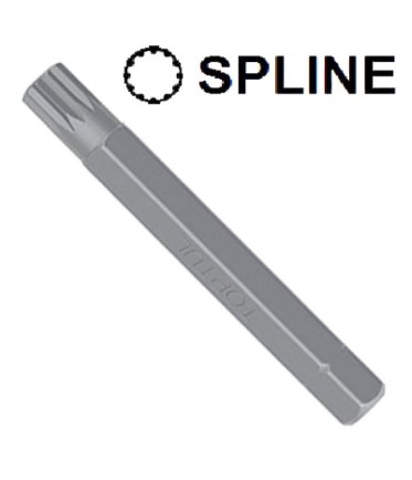 Насадка 10мм L-75мм Spline M6 TOPTUL FSFB1206
