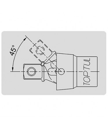 Кардан 1/4" усиленный CAHD0834 TOPTUL