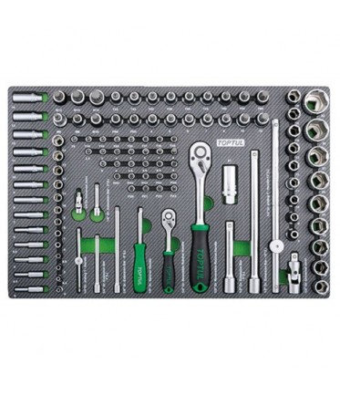Набор инструмента 1/4" и 1/2" 111ед GEDB117 TOPTUL