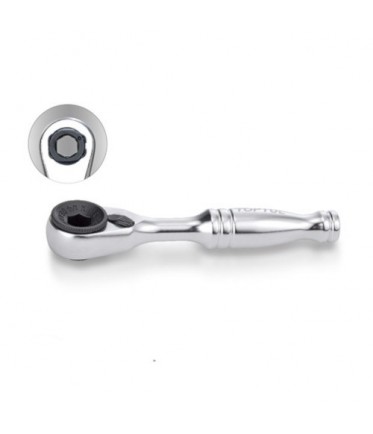  Трещотка-битодержатель 1/4" мини 60 зубцов CHDV0801 TOPTUL