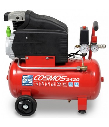 Компрессор поршневой Vрес24л COSMOS 2420 220V CE ROSSO 9995260000 FIAC