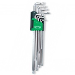 Набор Г-обр. ключей TORX T10-T50 9ед. супердл. GAAL0923 TOPTUL