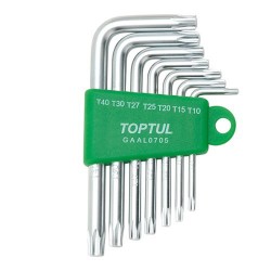 Набор Г-обр. ключей TORX T10-T40 7ед. GAAL0705 TOPTUL