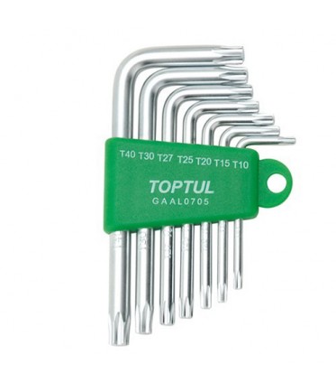 Набор Г-обр. ключей TORX T10-T40 7ед. GAAL0705 TOPTUL