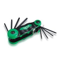 Набор складной ключей TORX: T6-T25 (материал CRV-6150) AIFB0802 TOPTUL