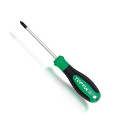Отвертка крестовая PH1х100мм Anti-Slip FBAD0110 TOPTUL