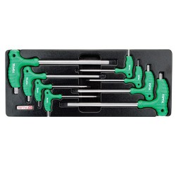 Набор ключей TORX с ручкой L-образных GAAT0804 TOPTUL