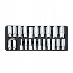 Набор головок длинных 1/2" 22ед. GAAT2202 TOPTUL