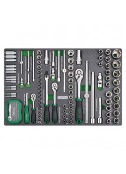 Набор инструмента 1/4", 3/8", 1/2" 126ед GEDC611 TOPTUL