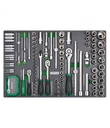 Набор инструмента 1/4", 3/8", 1/2" 126ед GEDC611 TOPTUL