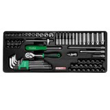 Набор инструмента 1/4" 72ед. GCAT7202 TOPTUL