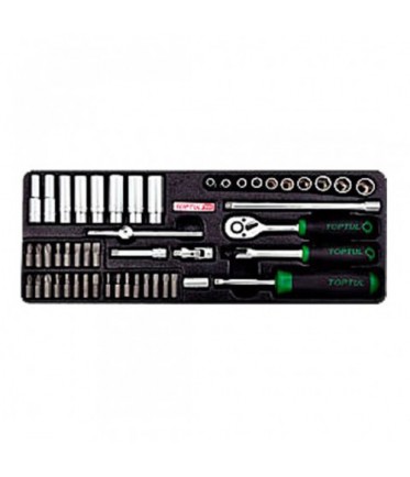 Набор инструмента 1/4" 50ед. GCAT5001 TOPTUL