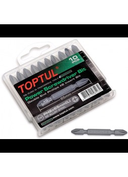 Набор бит 1/4" PH2 двухсторонних 10шт. GAAW1001 TOPTUL