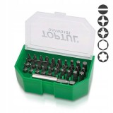Набор бит 1/4" SL, PH, PZ, TORX, HEX GAAW3101 TOPTUL