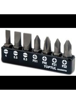 Набор бит 1/4" GAAV0704 TOPTUL
