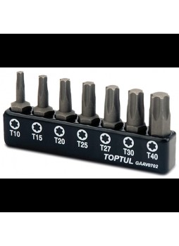 Набор бит 1/4" (TORX T10-T40) GAAV0702 TOPTUL