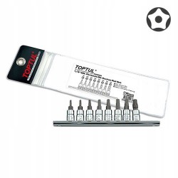 Набор бит пятигранных 1/4" TORX T8-T40 с отв. GAAG0805 TOPTUL