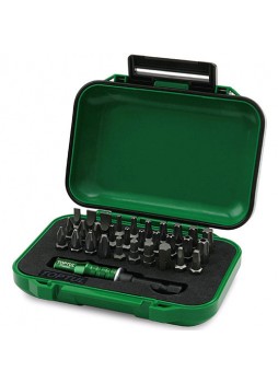Набор бит с держателем 1/4" 31ед. GABW3102 TOPTUL 