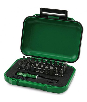 Набор бит с держателем 1/4" 31ед. GABW3102 TOPTUL 