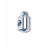 Переходник 3/8"х1/2" 44мм с отверстием CAGA1216 TOPTUL