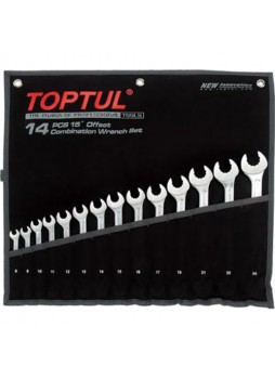 Набор ключей комб. 14 шт. 8-24мм Dynamic GPAQ1402 TOPTUL