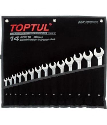Набор ключей комб. 14 шт. 8-24мм Dynamic GPAQ1402 TOPTUL