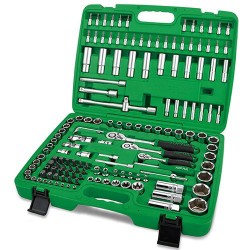 Набор инструмента комбинированный 1/4" и 3/8" и 1/2" GCAI151R TOPTUL