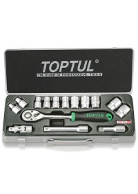 Набор инструмента 1/2" 15ед. TOPTUL GCAD1502