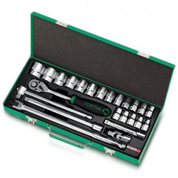 Набор инструмента 1/2" 24ед. (12-гранные головы) TOPTUL GCAD2404