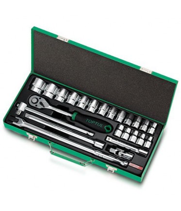 Набор инструмента 1/2" 24ед. (12-гранные головы) TOPTUL GCAD2404
