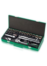 Набор инструмента 1/2" 26ед. (12-гранные головы) TOPTUL GCAD2602