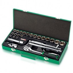 Набор инструмента 1/2" 26ед. (12-гранные головы) TOPTUL GCAD2602