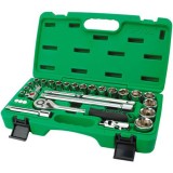 Набор инструмента 1/2" 28 ед. со светящимся переходником TOPTUL GCAI2801