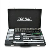 Набор инструмента 1/2" комбинированный (короткие+длинные головки) TOPTUL GCAD4102