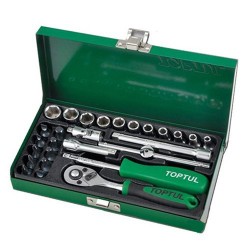 Набор инструмента 1/4" 27ед. TOPTUL GCAD2701