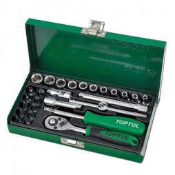 Набор инструмента 1/4" 27ед. TOPTUL GCAD2701