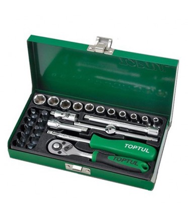 Набор инструмента 1/4" 27ед. TOPTUL GCAD2701